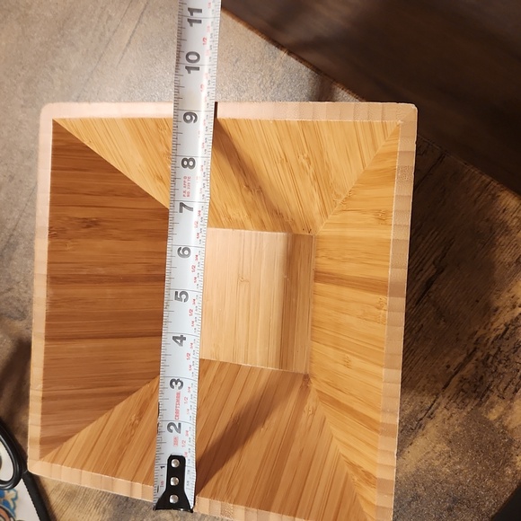 Pampered Chef Square Bamboo Bowl - Picture 4 of 6